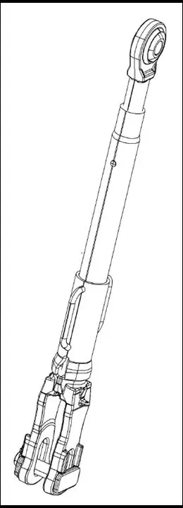 CHANDELLE(TIRANT)DE RELEVAGE DROITE