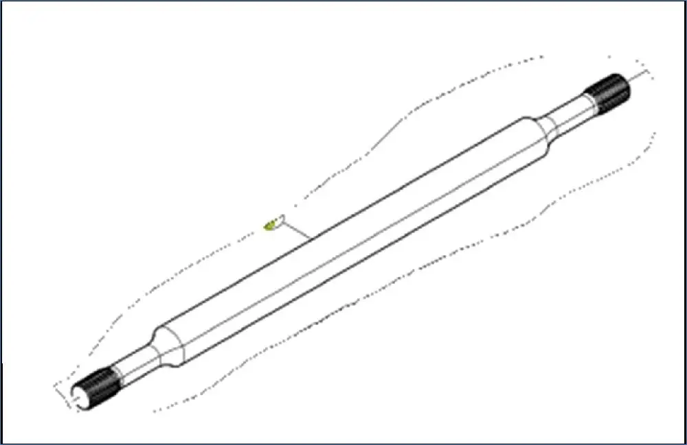 ARBRE DE TRANSMISSION PONT AV 4RM