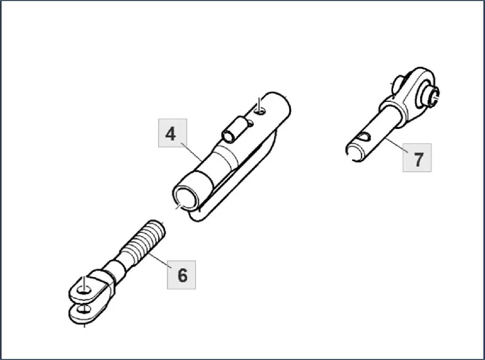 STABILISATEUR DE RELEVAGE DROIT