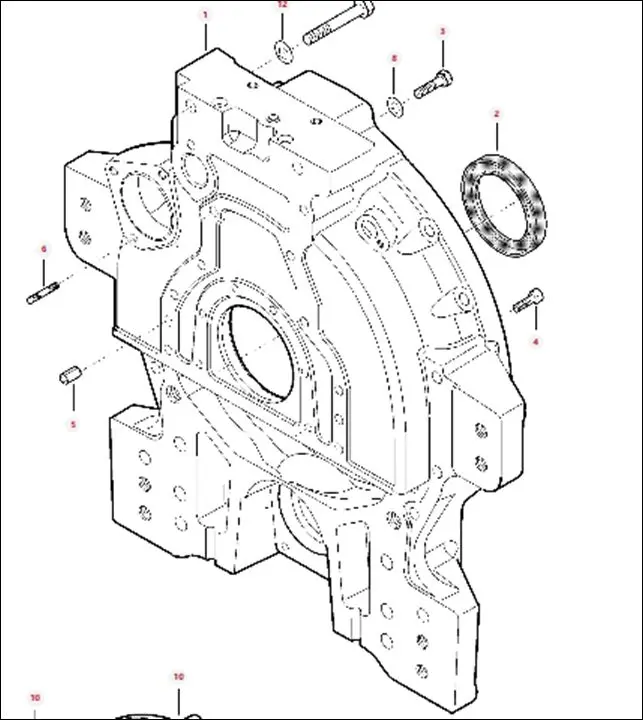CARTER DE VOLANT MOTEUR