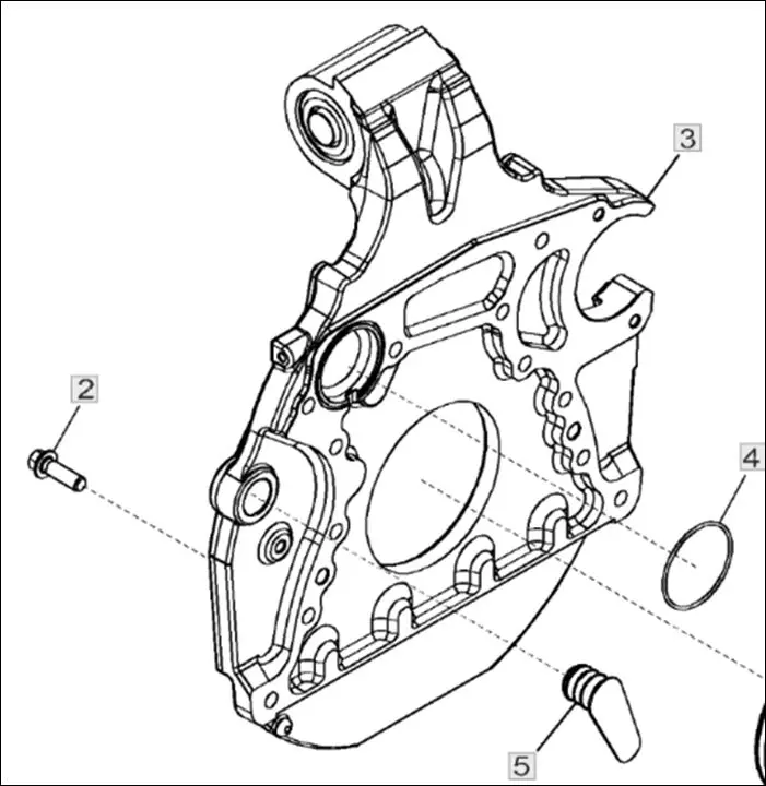 CARTER DE VOLANT MOTEUR