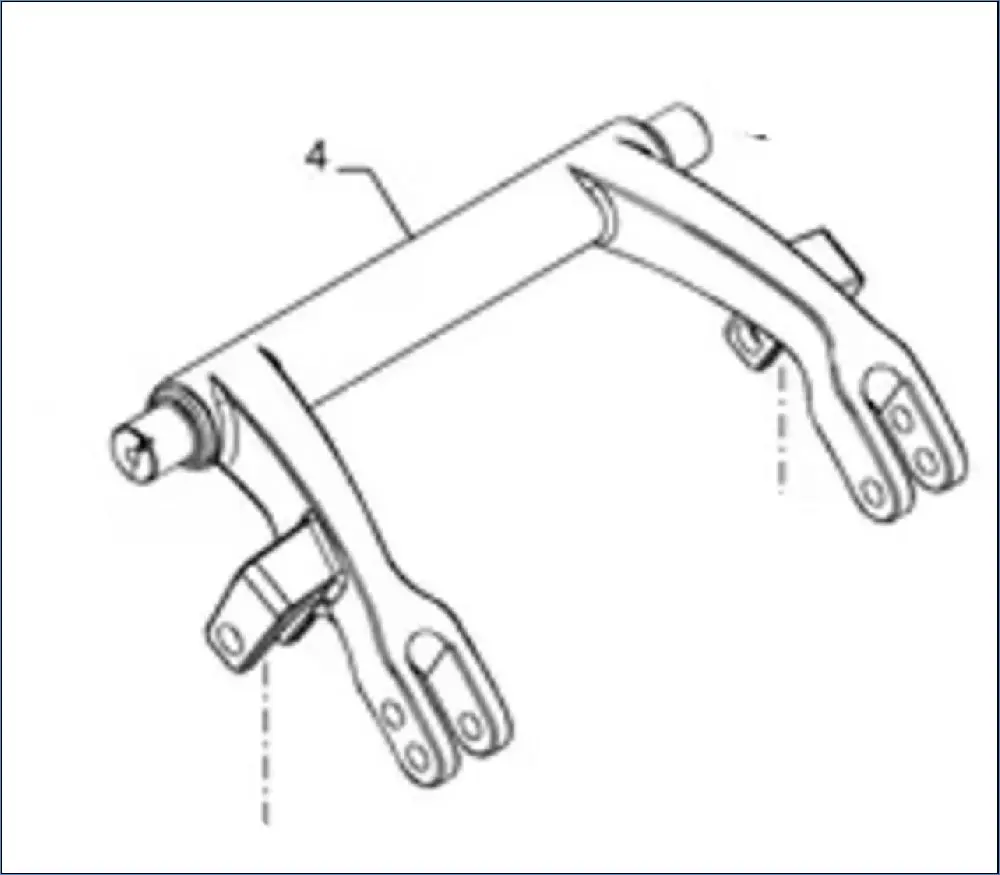 BRAS SUPERIEUR DE RELEVAGE MONOBLOC