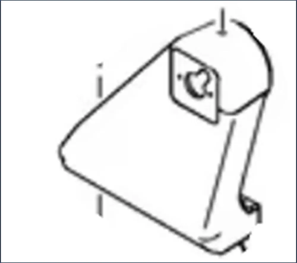 SUPPORT DE BRAS DE RELEVAGE MONOBLOC GAUCHE