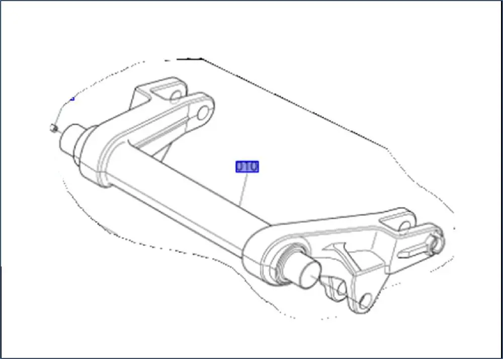 BRAS SUPERIEUR DE RELEVAGE MONOBLOC