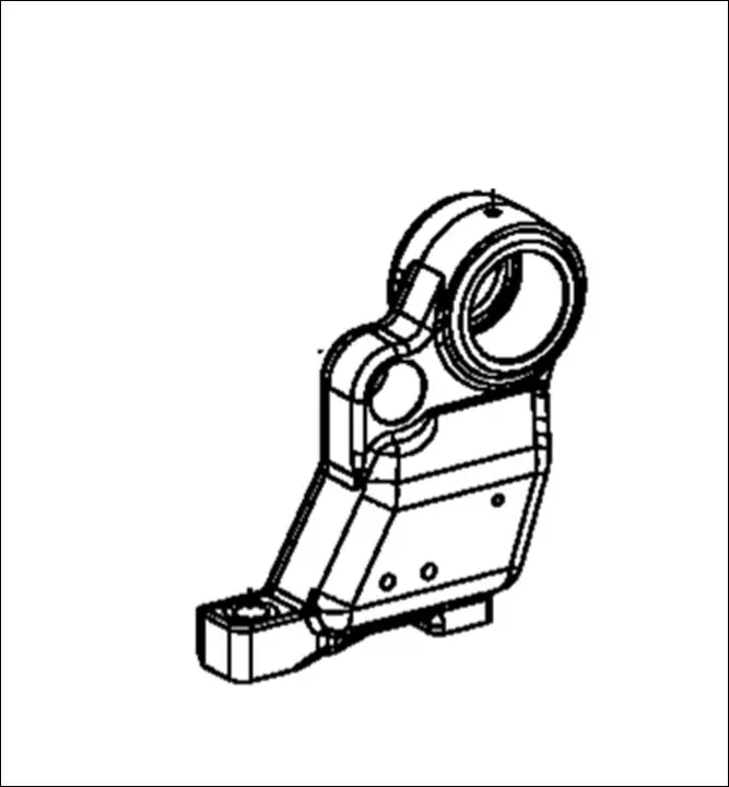 SUPPORT DE BRAS DE RELEVAGE MONOBLOC