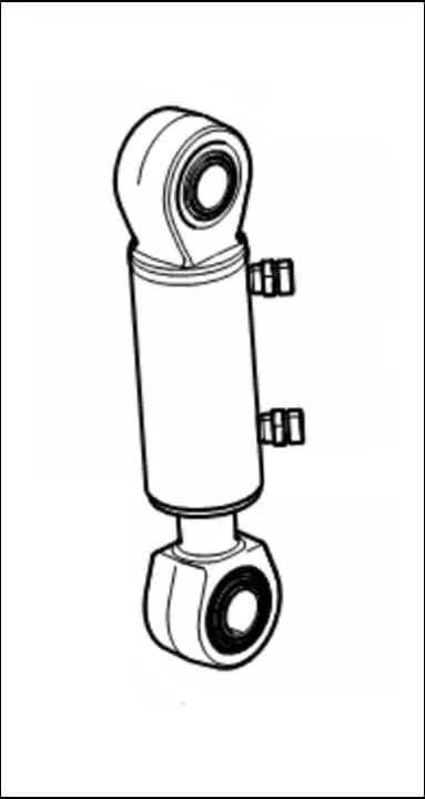 VERIN DE SUSPENSION GAUCHE