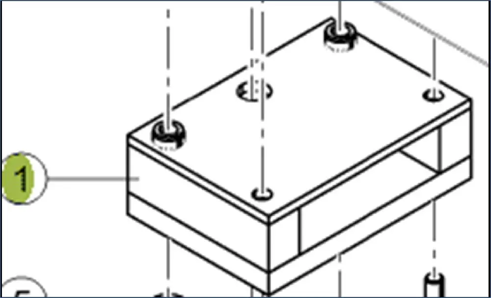 SUPPORT DE BARRE OSCILLANTE