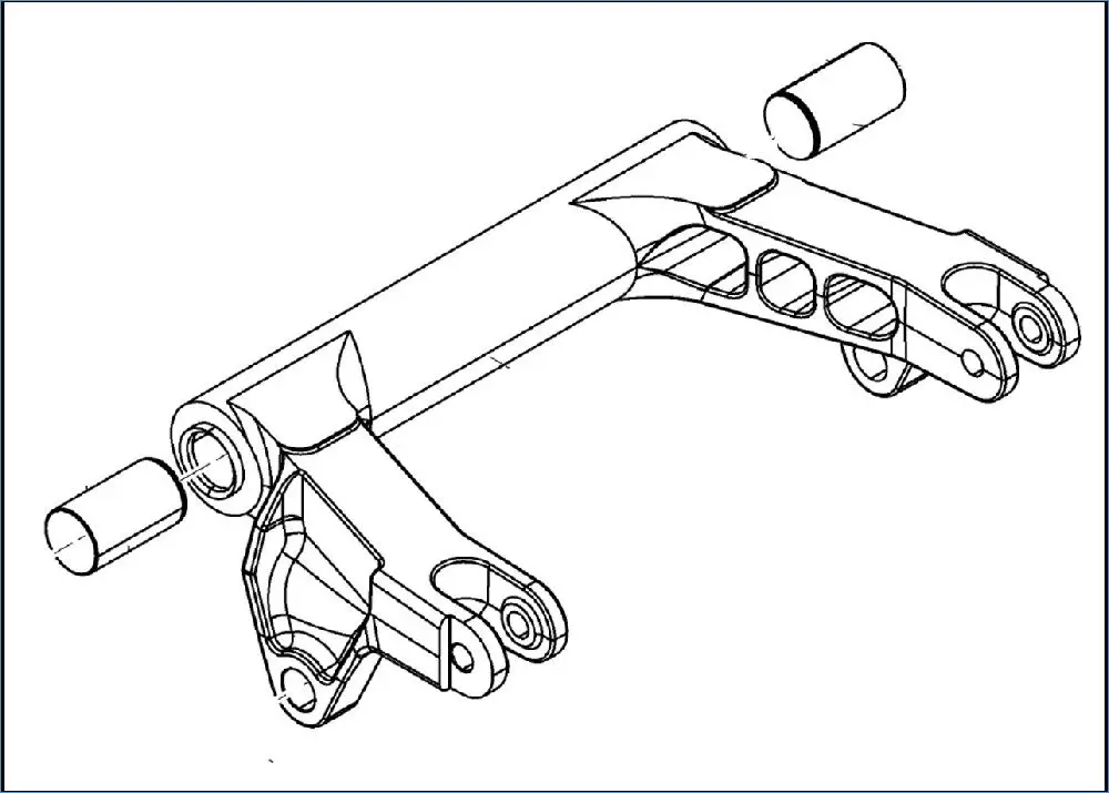 BRAS SUPERIEUR DE RELEVAGE MONOBLOC