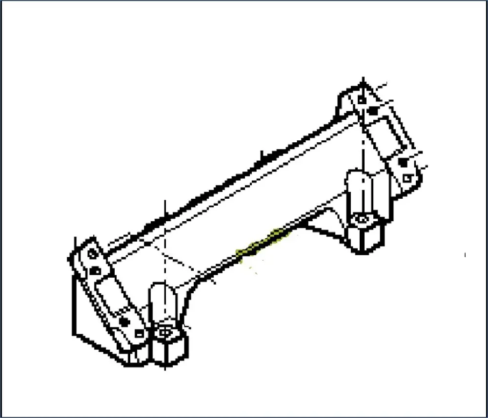 SUPPORT CENTRAL RELEVAGE MONOBLOC