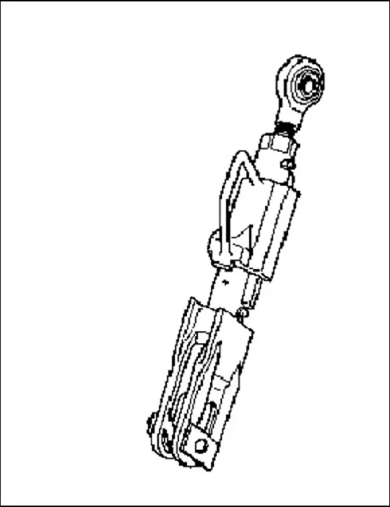 CHANDELLE(TIRANT)DE RELEVAGE GAUCHE