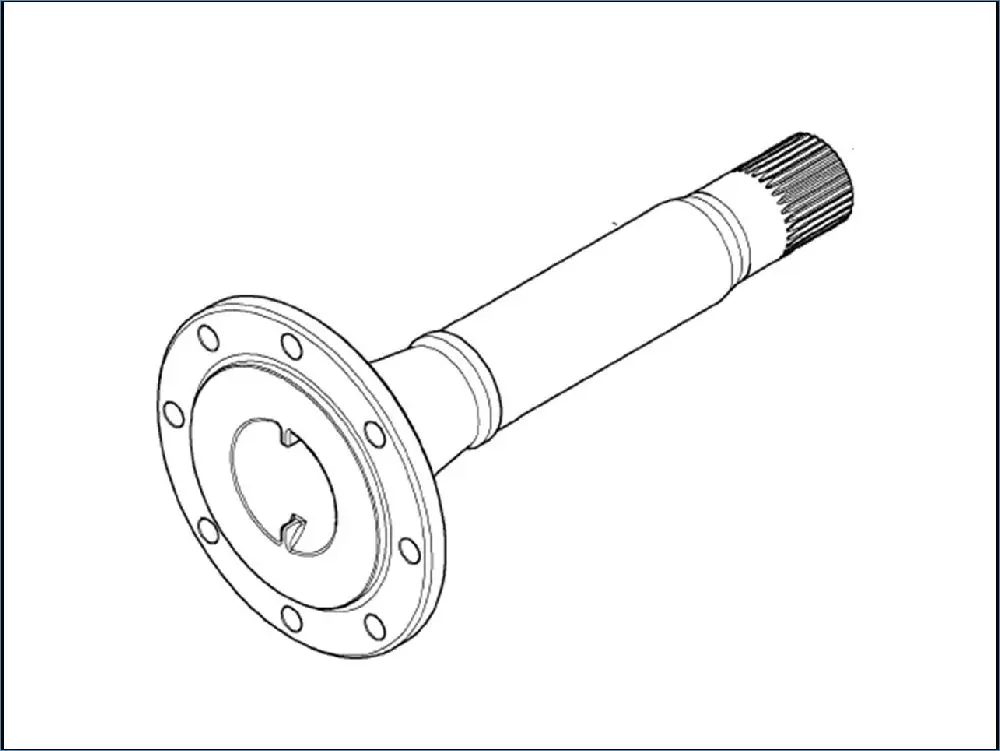 ARBRE DE ROUE PONT AR GAUCHE