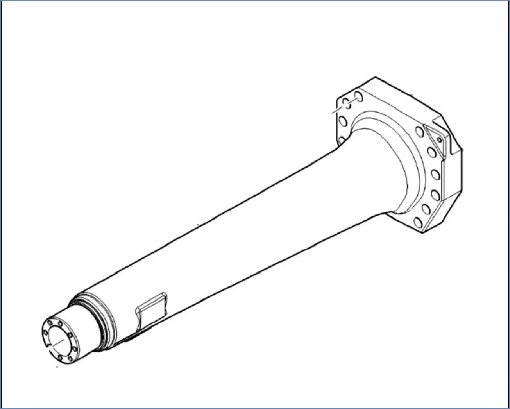 Pièce BRAS DE PONT SUSPENDU pour JOHN DEERE 6130M