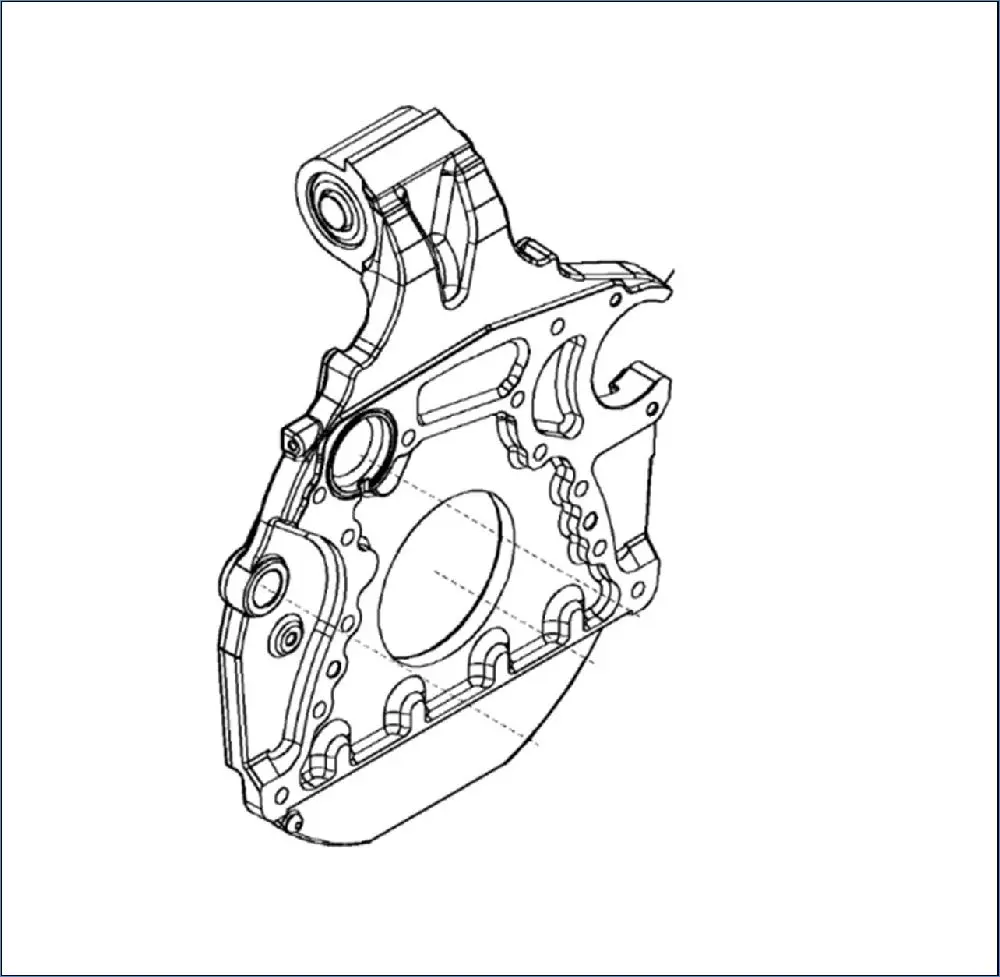 CARTER DE VOLANT MOTEUR