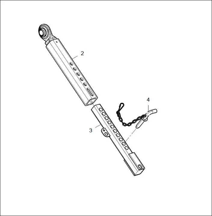 STABILISATEUR DE RELEVAGE DROIT