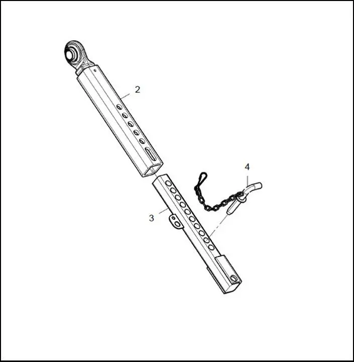 STABILISATEUR DE RELEVAGE GAUCHE