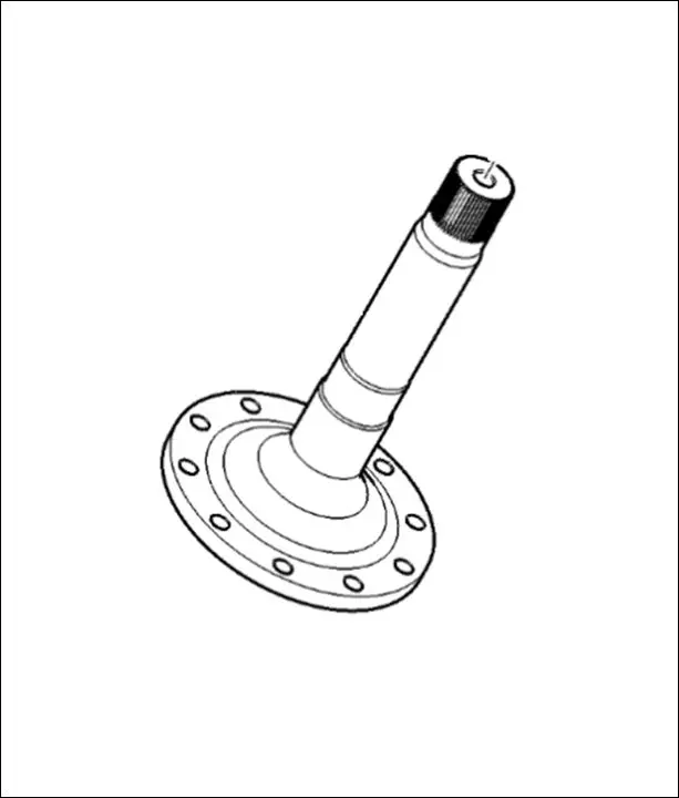 ARBRE DE ROUE PONT AR GAUCHE