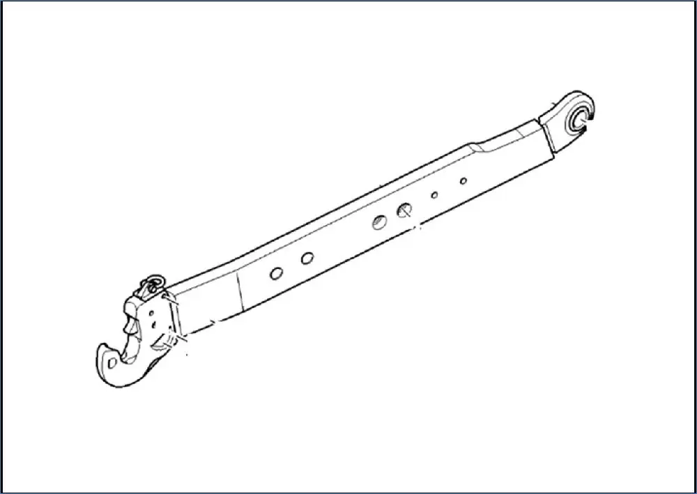 Pièce BRAS INFERIEUR DE RELEVAGE GAUCHE pour JOHN DEERE 6195R