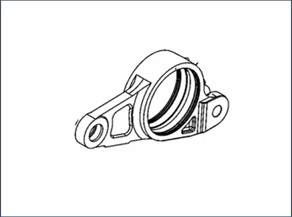 Pièce BIELLE DE PONT SUSPENDU pour NEW HOLLAND T7.270