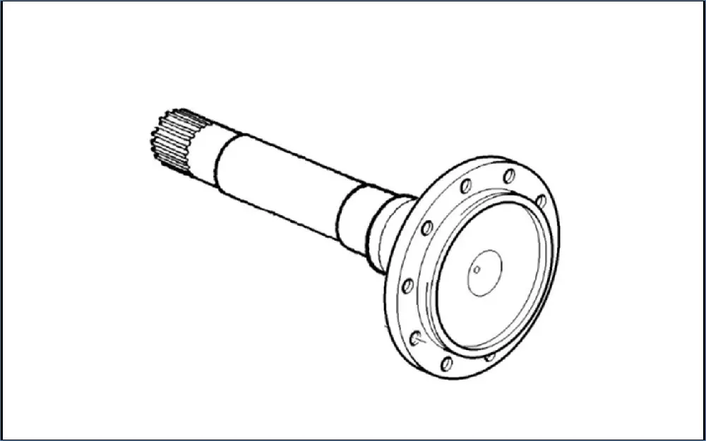 Pièce ARBRE DE ROUE PONT AR GAUCHE pour JOHN DEERE 6920