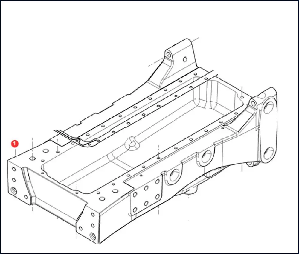 Pièce CARTER INFERIEUR D HUILE pour VALTRA T214