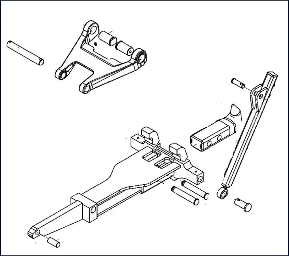 Pièce BARRE OSCILLANTE  pour VALTRA T214