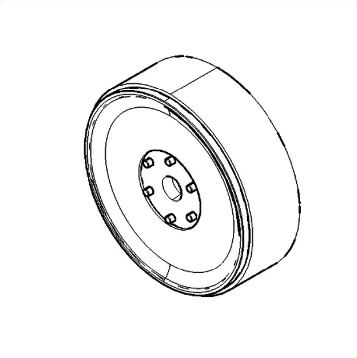 Pièce VOLANT MOTEUR pour VALTRA A114BS2H-4