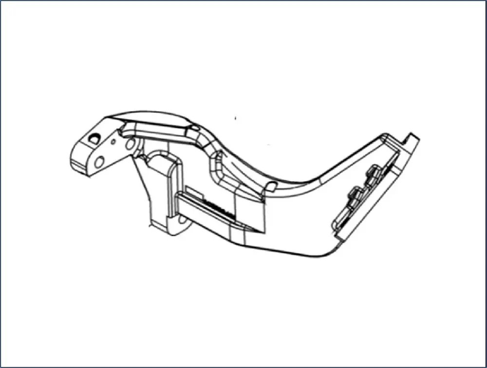 Pièce SUPPORT D  ECHAPPEMENT pour VALTRA A114BS2H-4