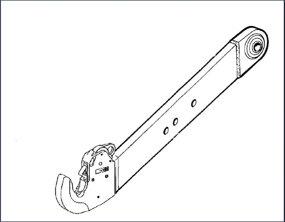 Pièce BRAS INFERIEUR DE RELEVAGE DROIT pour CLAAS AXOS 330