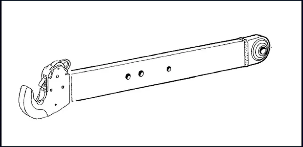 Pièce BRAS INFERIEUR DE RELEVAGE GAUCHE pour CLAAS AXOS 330