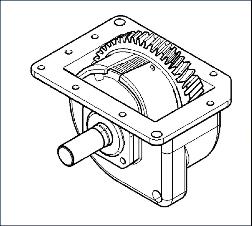Pièce BOITE DE TRANSFERT pour CLAAS AXOS 330