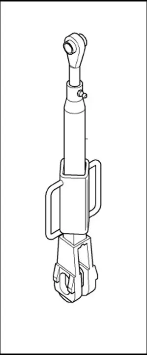 Pièce CHANDELLE(TIRANT)DE RELEVAGE DROITE pour CLAAS AXOS 330