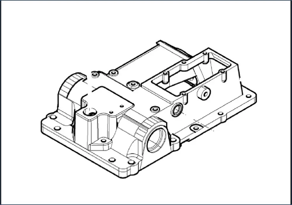 Pièce CARTER DE RELEVAGE pour CLAAS AXOS 330 CX