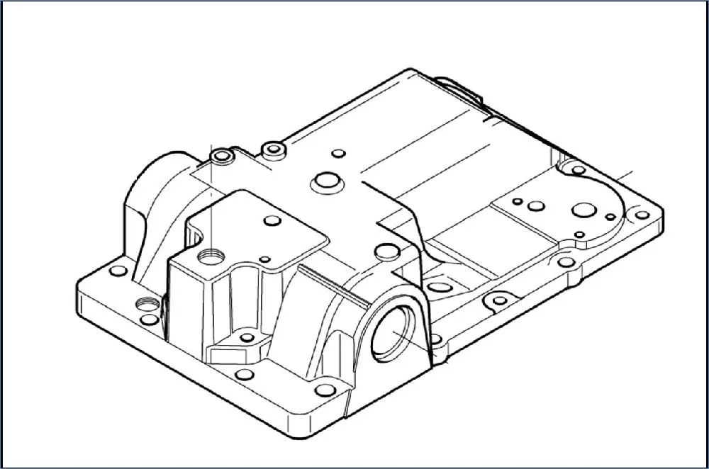 Pièce CARTER DE RELEVAGE pour CLAAS AXOS 340