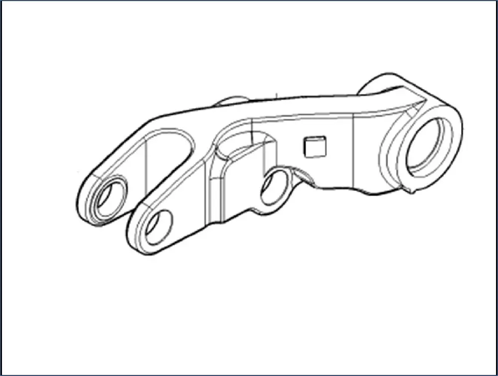 Pièce BRAS SUPERIEUR DE RELEVAGE GAUCHE pour CLAAS AXOS 330 CX