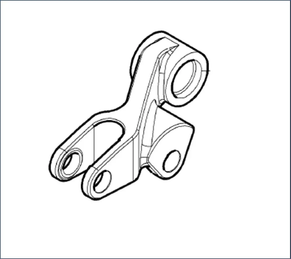 Pièce BRAS SUPERIEUR DE RELEVAGE DROIT pour CLAAS AXOS 330 CX