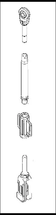 Pièce CHANDELLE(TIRANT)DE RELEVAGE GAUCHE pour MASSEY FERGUSON 5S.135