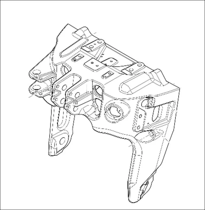 Pièce CARTER RELEVAGE AVANT pour MASSEY FERGUSON 5S.135