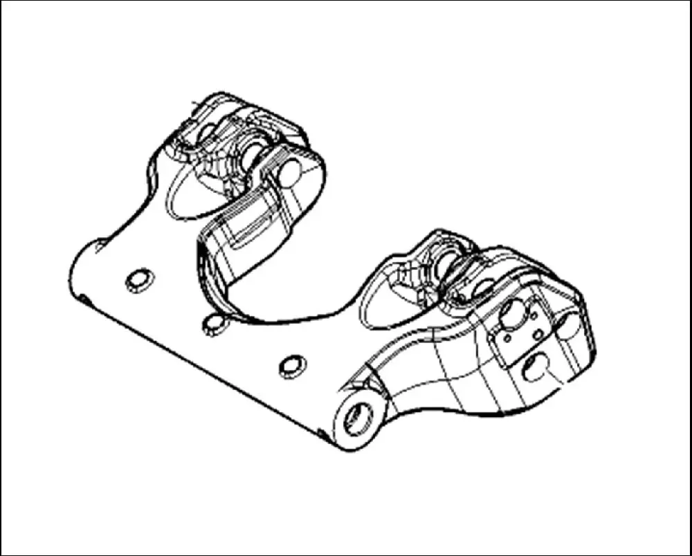 Pièce CHASSIS RELEVAGE AVANT pour MASSEY FERGUSON 5S.135