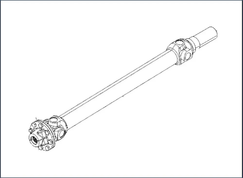 Pièce ARBRE DE TRANSMISSION pour MASSEY FERGUSON 5S.135