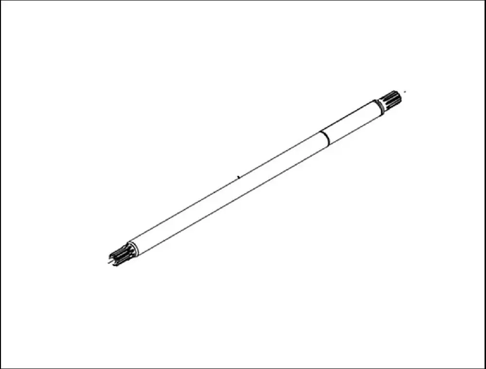 Pièce ARBRE DE PONT SUSPENDU pour CASE IH LUXXUM 110