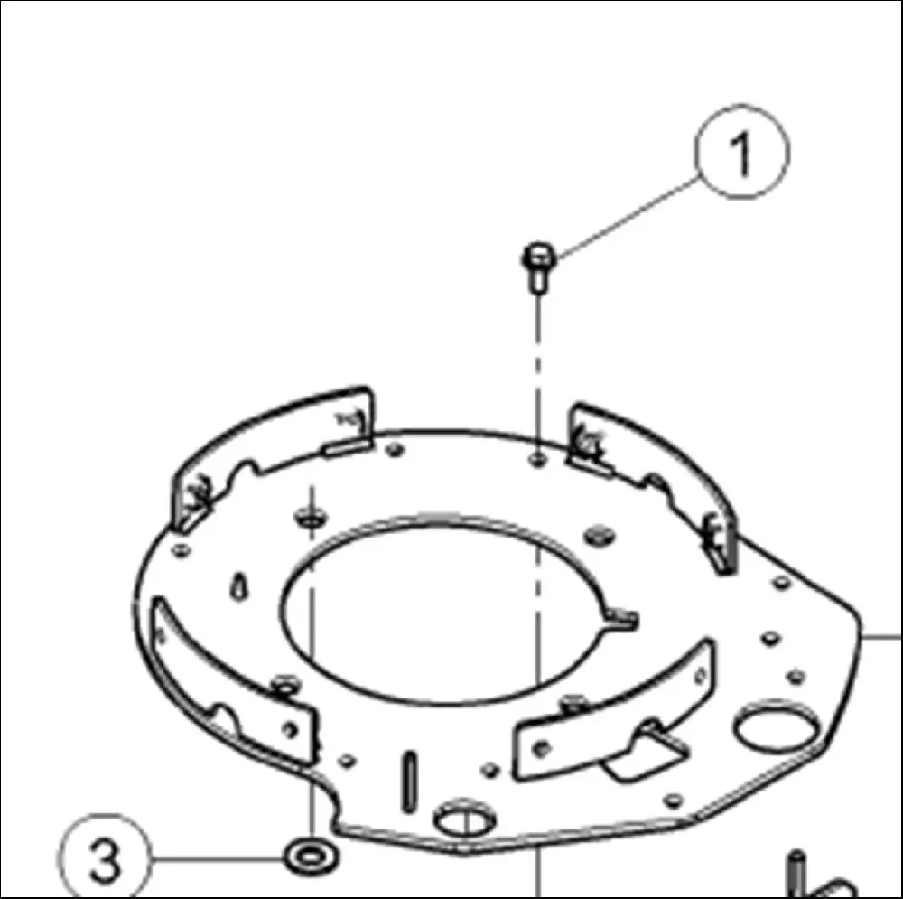 Pièce SUPPORT pour CLAAS ARION 510 CMATIC
