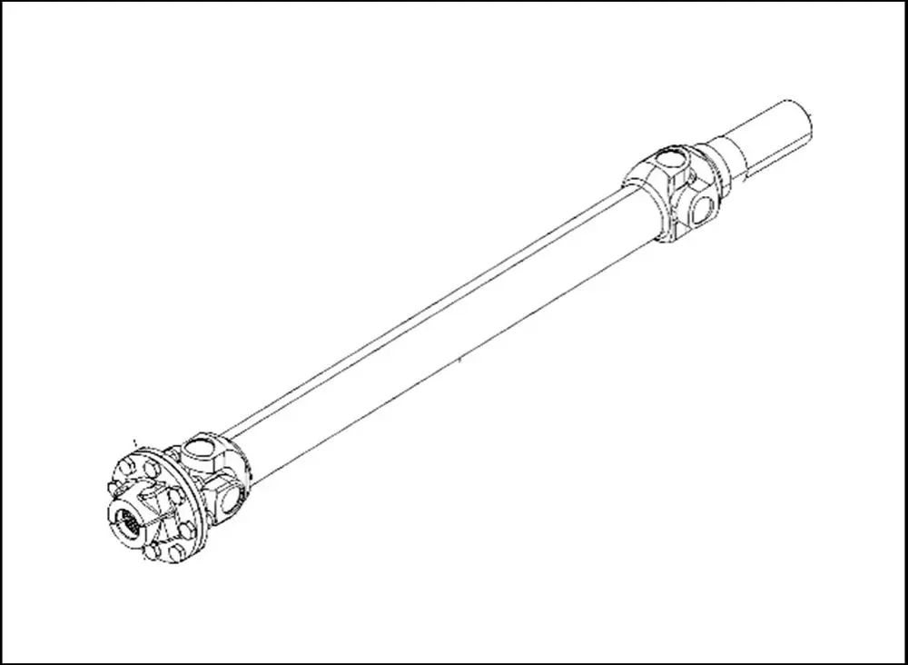Pièce ARBRE DE TRANSMISSION pour MASSEY FERGUSON 5S.135