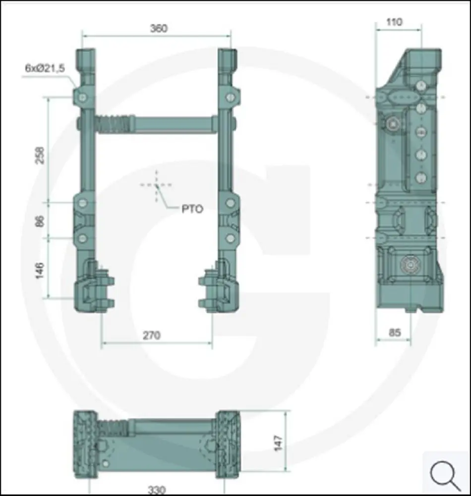 Pièce ECHELLE pour JOHN DEERE 6175M
