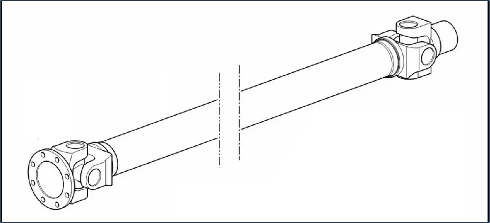 ARBRE DE TRANSMISSION PONT AV 4RM