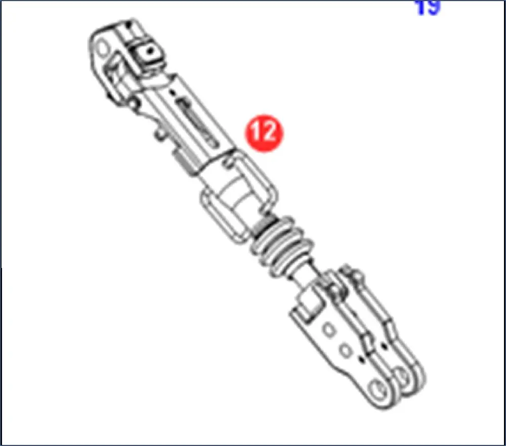 CHANDELLE(TIRANT)DE RELEVAGE GAUCHE